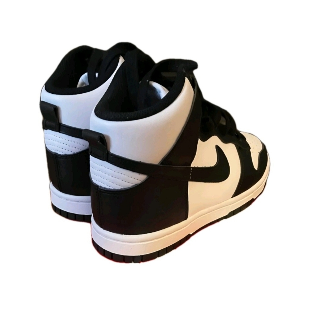 Nike Dunk High Retro Sneakers Black White ‘Panda' US Men's Size 10 - Picture 6 of 9